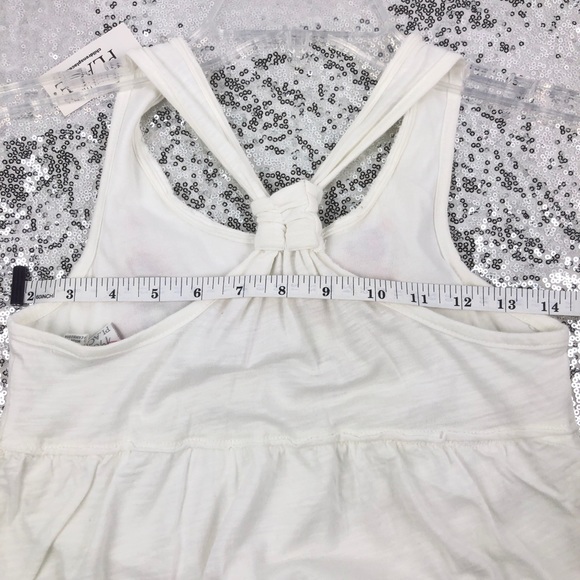 Children’s Place Girl Dress White Floral Razorback Tier Embroider Sz 7/8 Easter - Picture 5 of 6